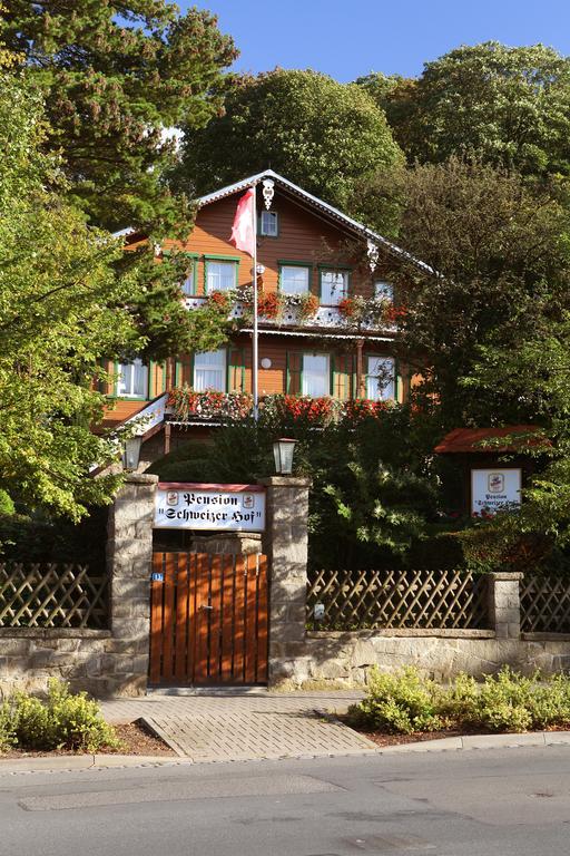 Pension Schweizer Hof Wernigerode Bagian luar foto